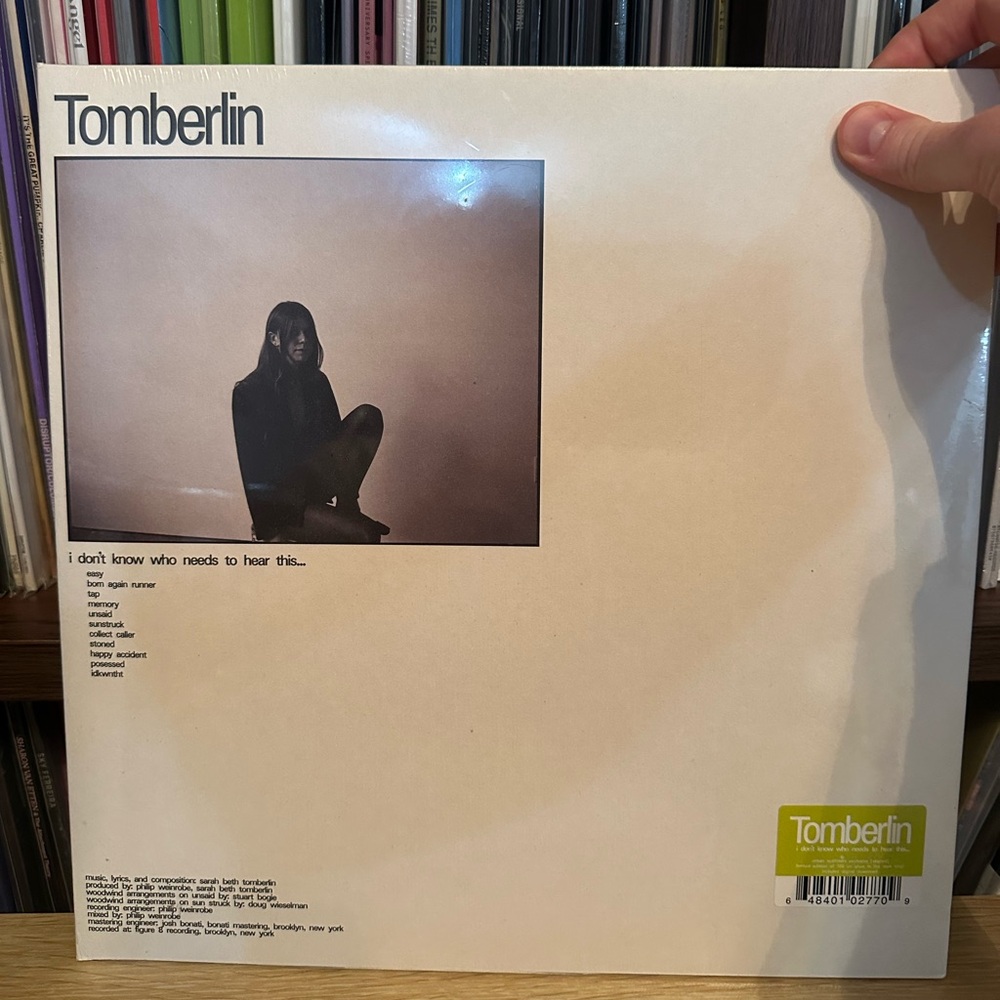 Tomberlin i dont know who needs to hear this urban outfitters exclusive vinyl